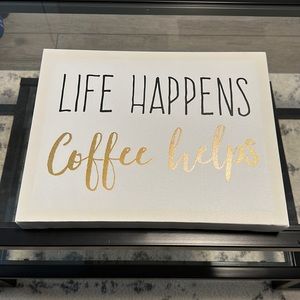Coffee canvas wall art